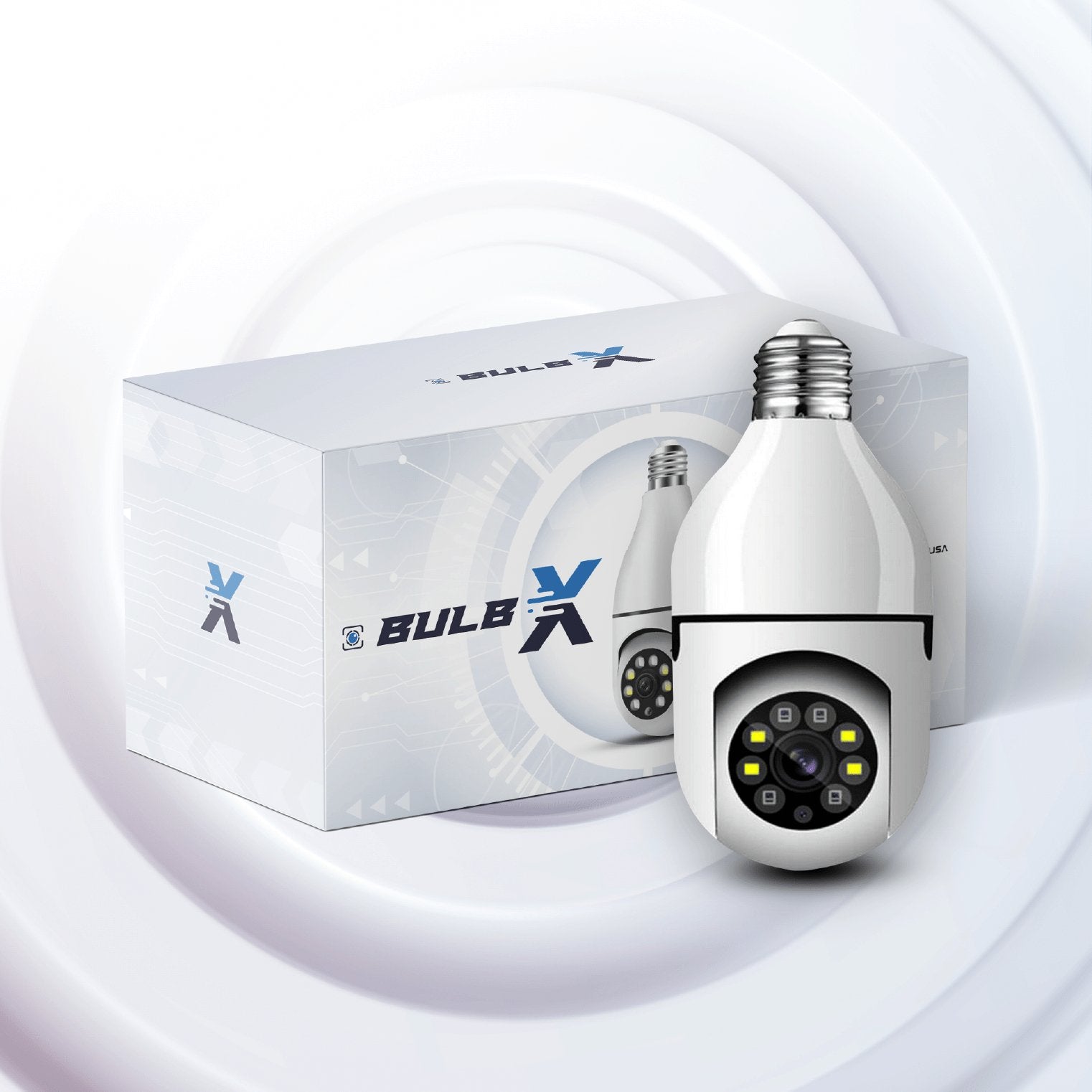 360° WiFi Bulb Security Camera: Wireless Panoramic Surveillance - craftmasterslate