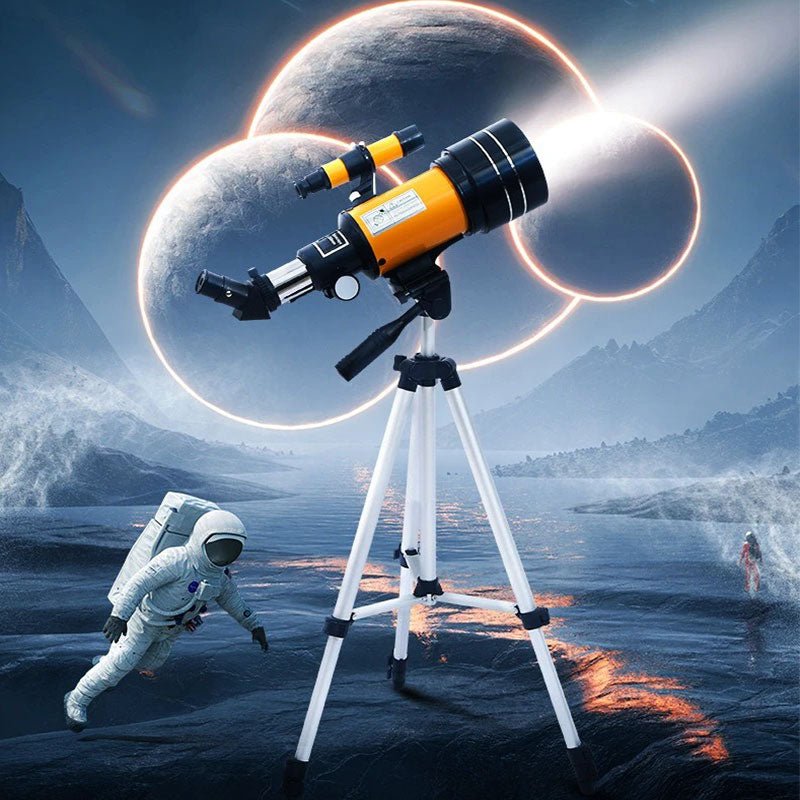 Astronomical Telescope for Kids and Beginners with Adjustable Tripod HD Night Vision - craftmasterslate