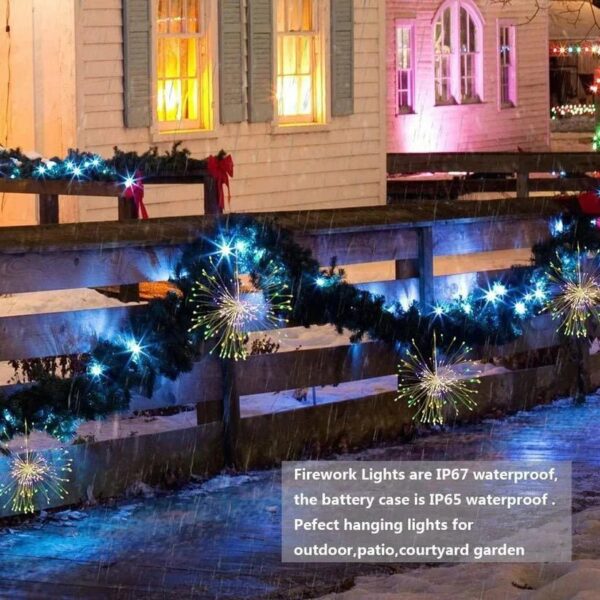 Battery-Operated Icicle Christmas Lights with Remote Control: Fairy Lights - craftmasterslate