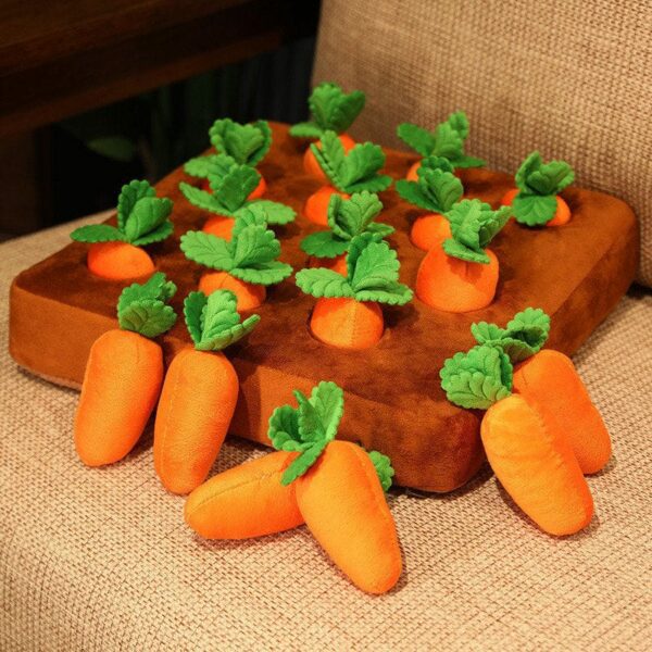 Carrot Pull Radish Plush Toy - craftmasterslate