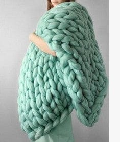 Chunky knit Blanket - craftmasterslate