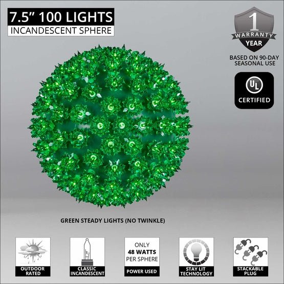 Creating a Festive Christmas Atmosphere with a Lively Green Starlight Sphere - craftmasterslate