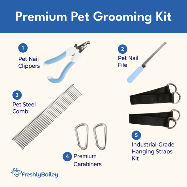 Pet Grooming Hammock Kit For Dogs & Cats - craftmasterslate