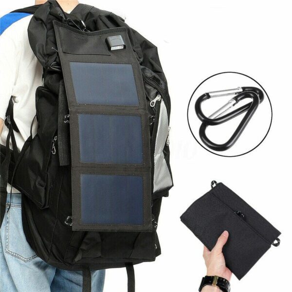 Portable Solar Panel Charger for Camping and Backpacking - craftmasterslate