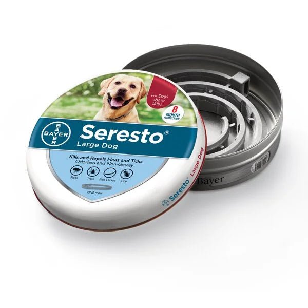 Seresto Flea and Tick Collar: 8 Months of Protection for Small and Large Dogs, and Cats - craftmasterslate