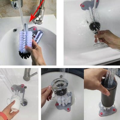 Sink Glass Cleaner Brush - craftmasterslate