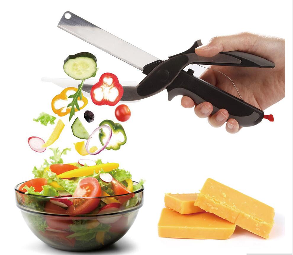Stainless Steel Cutter Knife and Cutting Board Scissors - craftmasterslate