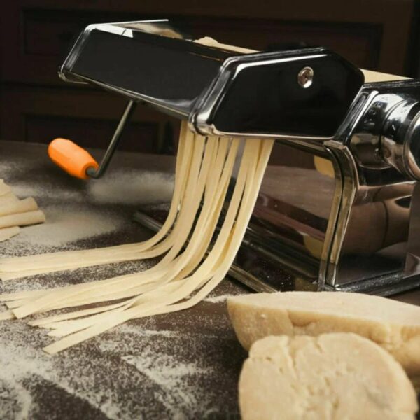 Stainless Steel Heavy Duty Manual Pasta Maker Machine - craftmasterslate